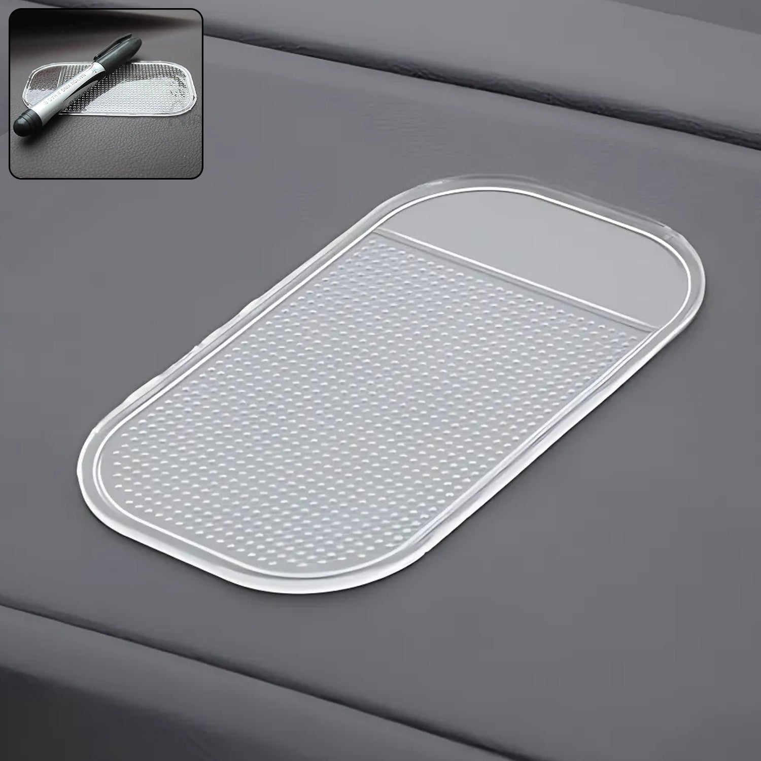 Medium Transparent Anti-Slip Car Dashboard Mat Medium Transparent Anti-Slip Car Dashboard Mat